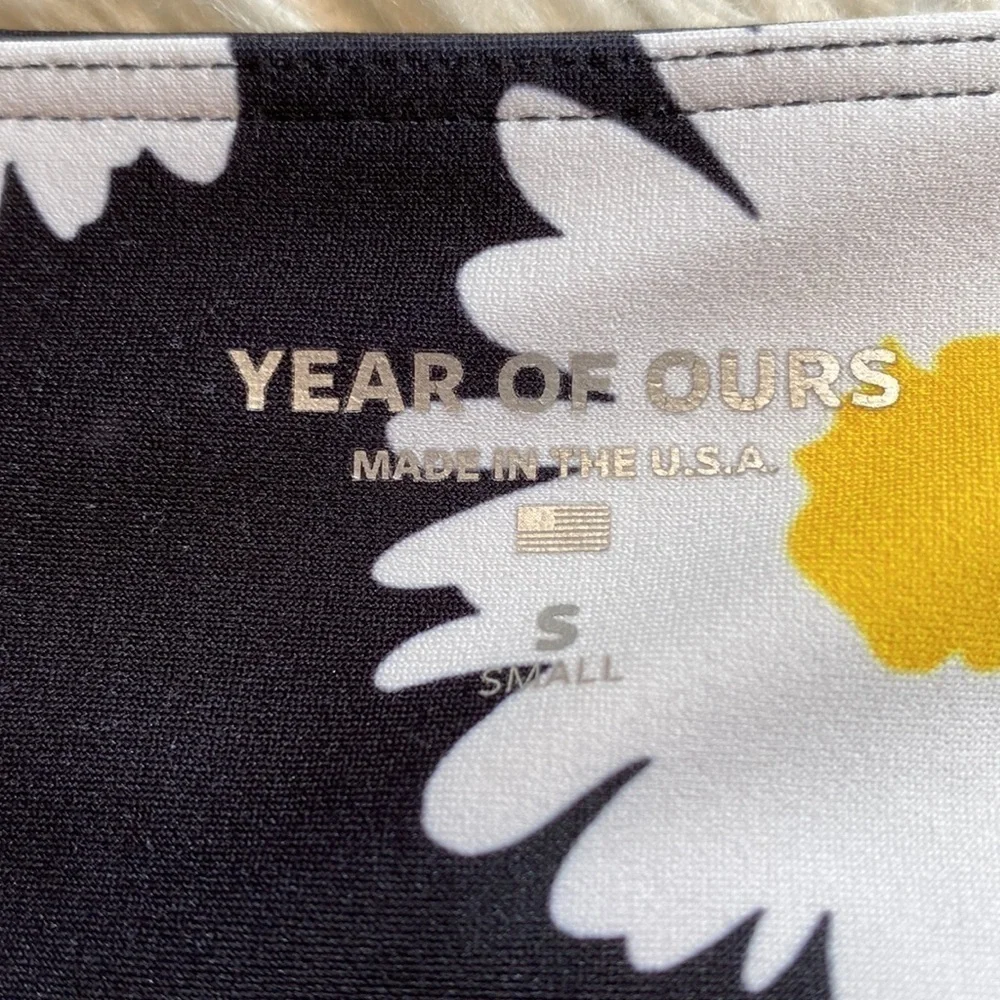 Year Of Ours Daisy Cross Front High Rise Veronica Leggings sz S - Picture 3 of 9